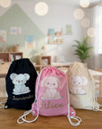 sacche asilo animaletti carini e dolci