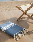 Telo Mare Fouta di cotone Personalizzato con Nome | 100% Cotone