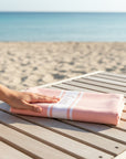 Telo Mare Fouta di cotone Personalizzato con Nome | 100% Cotone