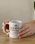 Tazza termica bianca personalizzata Alice Handmade - Vista frontale