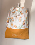 Sacca Asilo personalizzata Apette | Ricamata a mano - Alice Handmade