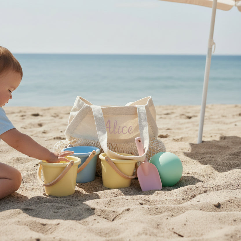 sacca rete giochi bambino mare